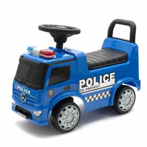 Mașinuță Baby Mix pentru copii cu sunet MercedesPolice, albastru imagine