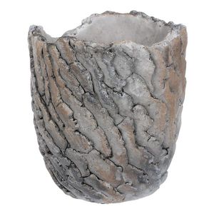 Recipient ghiveci Nant, din beton, gri, 14 x 14 cm imagine