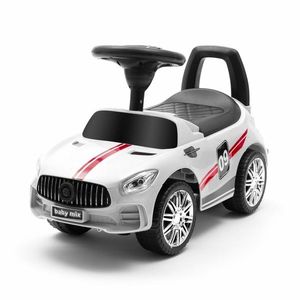 Mașinuță Baby Mix pentru copii cu sunet Racer, alb imagine