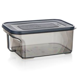 Banchet Borcan de depozitare cu mâner ZOYA 2, 6 l, fum, 2, 6 l imagine