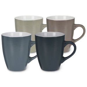 Set 4 piese de căni din ceramică, 340 ml imagine
