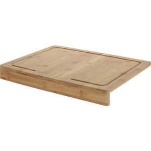 Placă de tăiat din bambus EH cu opritor, 45 x 34 x5 cm imagine