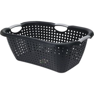 Coș de rufe reciclat 26 l, 60 x 40 x 22 cm, 26 l , antracit imagine