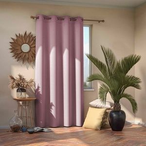 Restilo Draperie Blackout EYELETS roz, 140 x 245 cm imagine