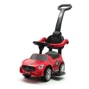 Mașinuță Baby Mix pentru copii cu sunet și barăde ghidare Racer, roșu imagine