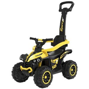 Baby Mix Mega balansoar pentru copii cu bară deghidare , galben imagine