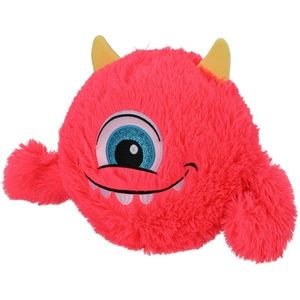 Minge gonflabilă cu blană Monster roz, diametru 23cm imagine