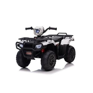 Mașinuță electrică Baby Mix Baby Quad, alb imagine