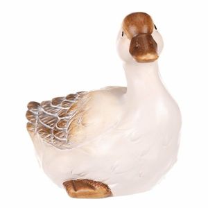 Decorațiune de grădină Rață, 17 x 10 x 17 cm, ceramică imagine