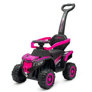 Scuter electric Baby Mix cu bară de ghidareRuggy, roz imagine