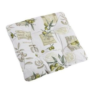 Pernă de scaun matlasată Bellatex Ema Oliva, 40 x40 cm imagine