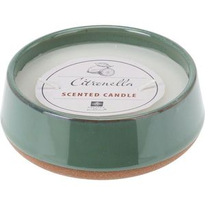 Lumânare repelentă Citronella, verde, 420 g , 12 x4, 5 cm imagine