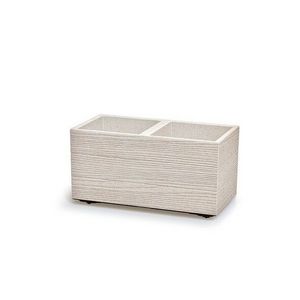 Ghiveci MADERA CASE ECO WOOD 57, 7 cm, alb, alb, S imagine