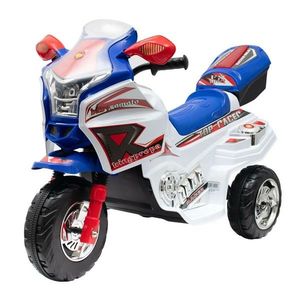 Motocicletă electrică Baby Mix Baby Racer, alb imagine