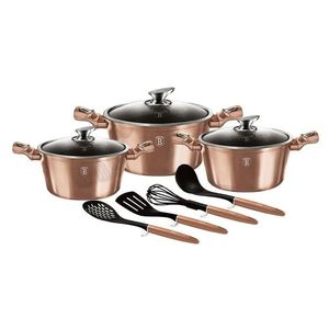 Berlinger Haus 10-Piece Pot Set Rosegold MetallicLine imagine