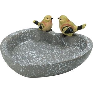 Hrănitor pentru păsări Inimă, 25, 4 x 25, 4 x 10, 5cm, polystone imagine