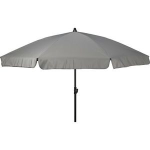 Umbrelă de plajă Parasol cu înclinare 185 cmdiametru, gri imagine