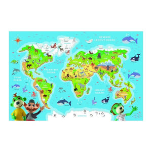 Trefl Puzzle Treflici cunoaște animalele lumii , 48 piese imagine