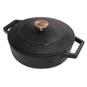 Oală din fontă cu capac Berlinger Haus Black Rose Collection, 26 cm imagine
