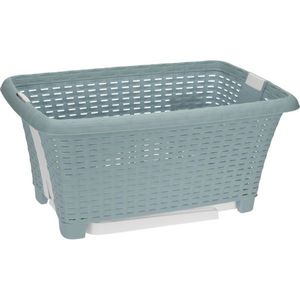 Coș de rufe cu picioare Aurora 60 x 40 x 60 cm, verde, verde imagine