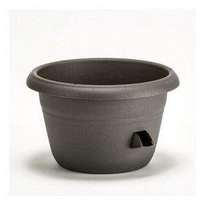 Plastia Jardinieră auto-udare Siesta gri, diam. 25 cm, gri, diam. 25 cm imagine