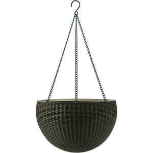 Ghiveci suspendat Keter Sphere, maro, diam. 35 cm, maro închis imagine