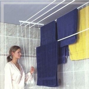 Uscător de rufe Ideal de plafon 5 bare, 120 cm imagine
