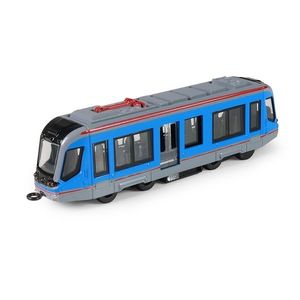 Tramvai din metal Rappa albastru, 20 cm imagine