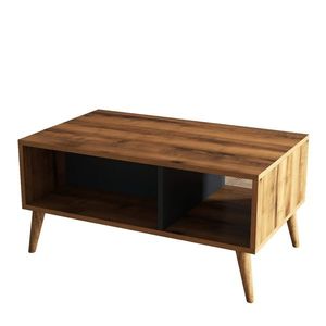 Masă de cafea Exxen Walnut, maro închis imagine