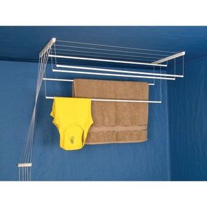 Uscător de rufe Ideal plafon 7 bare, 180 cm imagine
