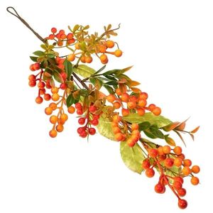 Ramură de agățat cu rowan artificial, 52 cm imagine