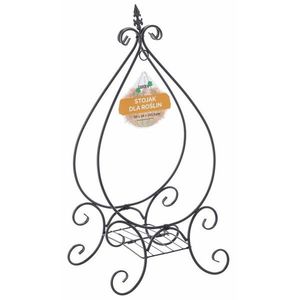 Suport pentru plante Aldotrade, 49 x 34 x 101, 5 cm, negru N5516 imagine