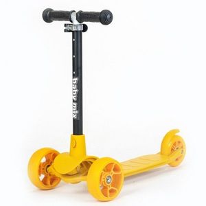 Scuter pentru copii Baby Mix Prime, galben imagine