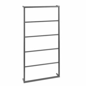 SAPHO Ska502 Ska suport pentru prosoape montat peperete 60 x 115 x 10 cm, negru mat imagine