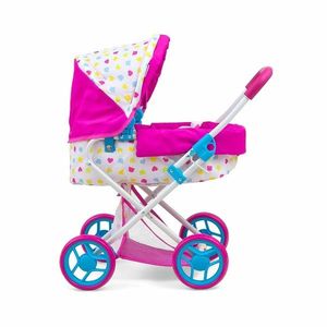 Cărucior pentru păpuși Milly Mally Alice Candy, roz imagine