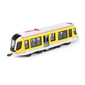 Tramvai din metal Rappa galben, 20 cm imagine