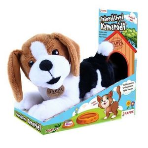 Câine de pluș Rappa Bobby, jucărie interactivă imagine