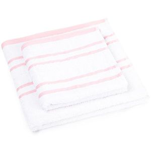 Set de prosoape Snow, roz, 50 x 100 cm, 70 x 140 cm imagine