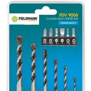 Fieldmann FDV 9006 set de burghie și biți, 12 buc imagine