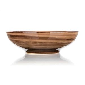 Farfurie adâncă Banquet PALAS, 18 cm, maro, maro imagine