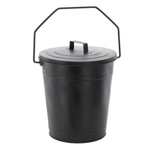 Găleată petru cenușă Aldotrade cu capac, diam. 21/27cm, în.36cm imagine