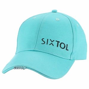 Șapcă cu LED Sixtol B-CAP 25lm, încărcare cu USB, uni, turcoaz imagine