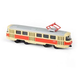 Tramvai retro Rappa Ceh din metal, 16 cm imagine