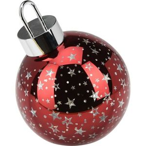 Decorațiune de Crăciun cu LED Xmas ball roșu, diametru 15 cm imagine