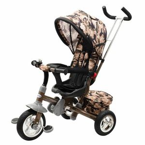 Detská trojkolka Baby Mix 3v1 TYPHOON 360 ° army imagine