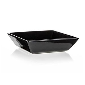 Farfurie adâncă Banquet MITO, 17 x 17 cm, negru imagine