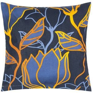 Bellatex față de pernă Flower albastru închis , 40x 40 cm imagine
