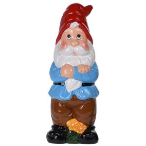 Pitic de grădină cu căciulă roșie, 30 cm imagine
