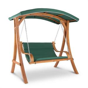 Blumfeldt TAHITI, leagăn, molid roșu, 110 cm, 2 locuri, copertină, poliester imagine