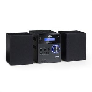 Auna MC-20 DAB echipament stereo DAB cu Bluethoot, control de la distanta, negru imagine